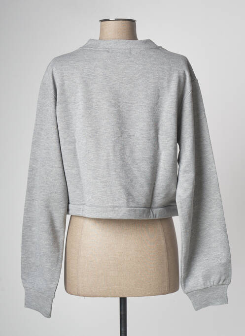 Sweat-shirt gris NA-KD femme