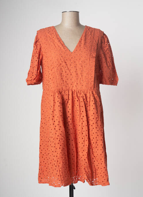 Robe courte orange GRACE & MILA pour femme