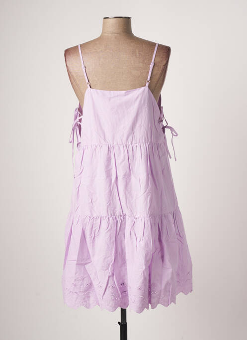 Robe courte rose NOISY MAY pour femme