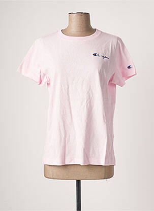 T-shirt rose CHAMPION femme