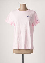 T-shirt rose CHAMPION pour femme seconde vue
