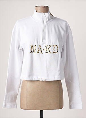 Sweat-shirt blanc NA-KD pour femme