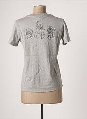 T-shirt gris CHAMPION pour femme seconde vue