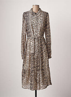 Robe longue marron NA-KD femme