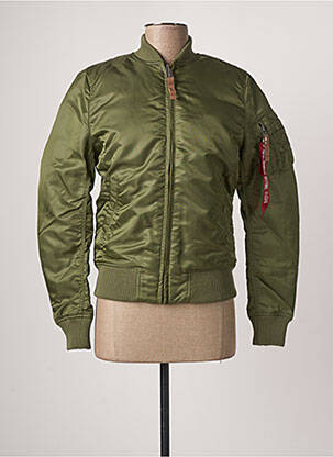 Blouson vert ALPHA INDUSTRIES femme