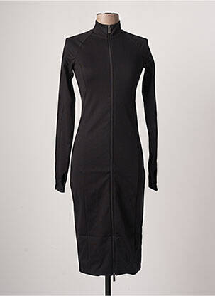 Robe mi-longue noir DAILY PAPER femme