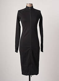 Robe mi-longue noir DAILY PAPER femme