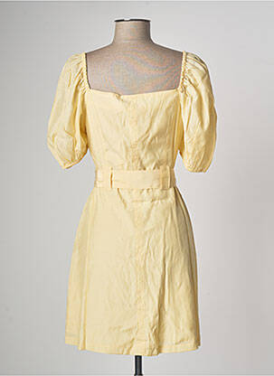 Robe courte jaune NA-KD femme
