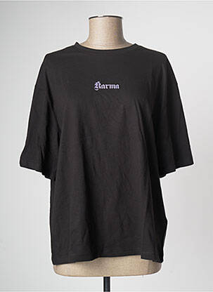 T-shirt noir NA-KD femme