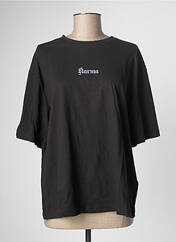 T-shirt noir NA-KD pour femme seconde vue