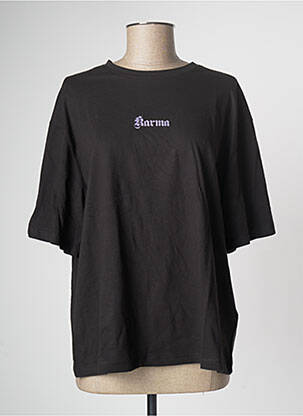 T-shirt noir NA-KD pour femme