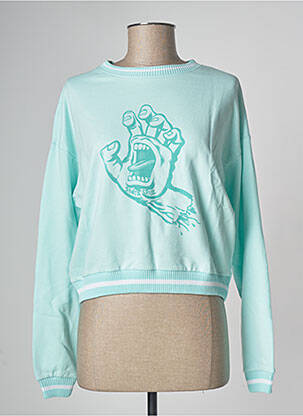 Sweat-shirt bleu SANTA CRUZ femme
