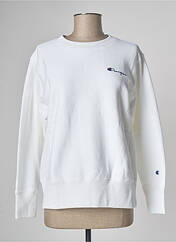 Sweat-shirt blanc CHAMPION pour femme seconde vue