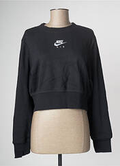 Sweat-shirt noir NIKE pour femme seconde vue