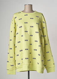 Sweat-shirt jaune OBEY femme