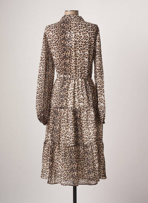 Robe longue marron NA-KD pour femme