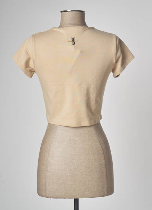 T-shirt beige WASTED PARIS pour femme