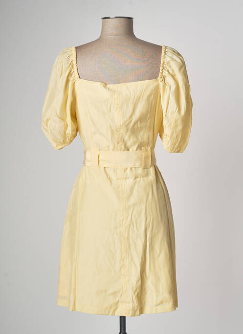 Robe courte jaune NA-KD pour femme