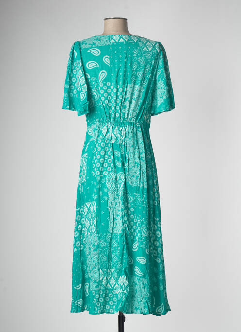 Robe mi-longue vert GRACE & MILA pour femme