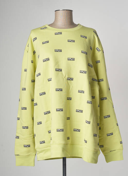 Sweat-shirt jaune OBEY pour femme
