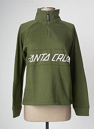 Sweat-shirt vert SANTA CRUZ pour femme