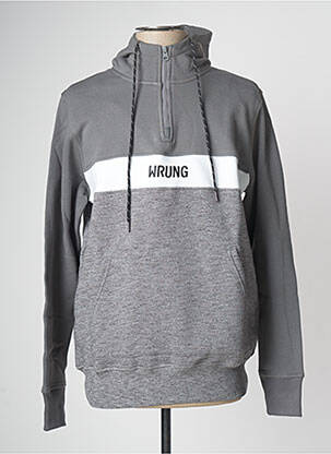 Sweat-shirt gris WRUNG homme
