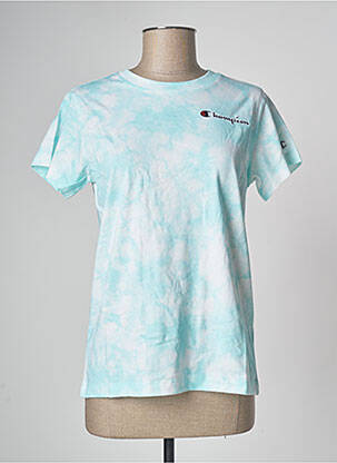 T-shirt bleu CHAMPION femme