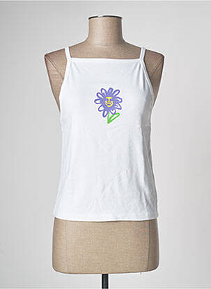Top blanc OBEY femme