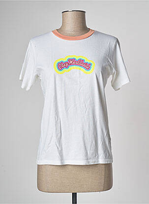 T-shirt blanc OBEY femme