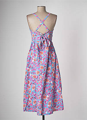 Robe mi-longue bleu GRACE & MILA femme