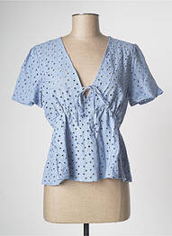 Top bleu GRACE & MILA femme