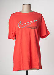 T-shirt rouge NIKE pour femme seconde vue