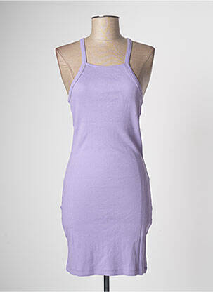 Robe courte violet NOISY MAY pour femme