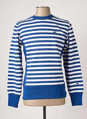 Sweat-shirt bleu CHAMPION homme