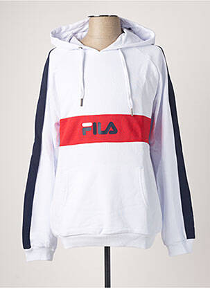 Sweat-shirt blanc FILA homme
