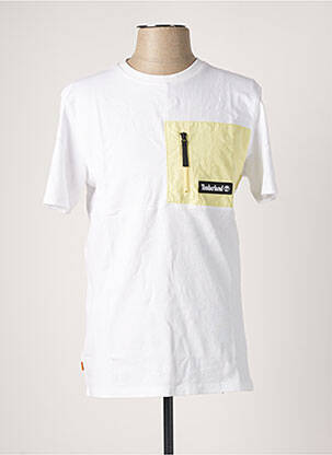 T-shirt blanc TIMBERLAND pour homme