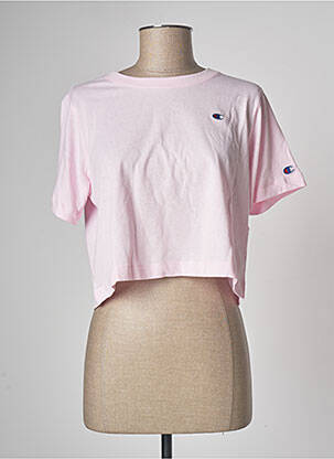 T-shirt rose CHAMPION femme