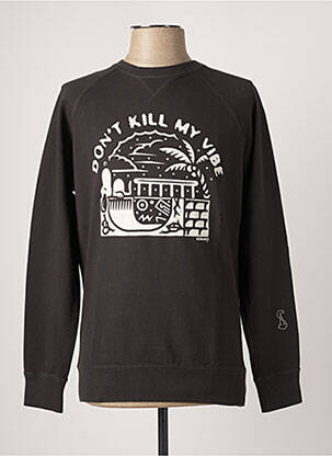 Sweat-shirt noir STEPART homme