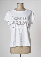 T-shirt blanc CHEAP MONDAY pour femme seconde vue