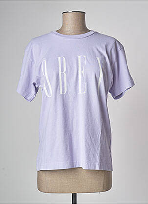 T-shirt violet TEALER femme