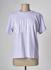 T-shirt violet TEALER pour femme seconde vue