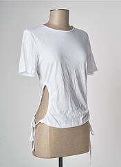 T-shirt blanc NA-KD pour femme seconde vue