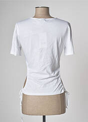 T-shirt blanc NA-KD pour femme seconde vue
