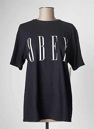 T-shirt noir OBEY pour femme
