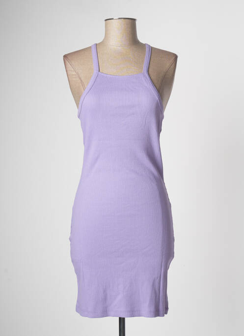 Robe courte violet NOISY MAY pour femme