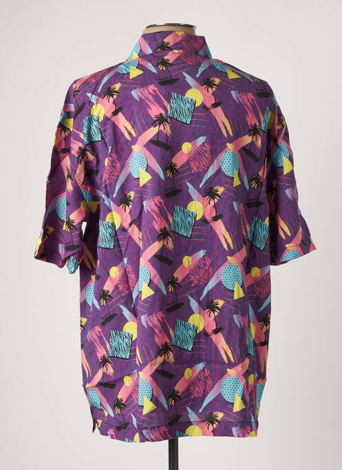 Chemise manches courtes violet BOARDIES pour homme