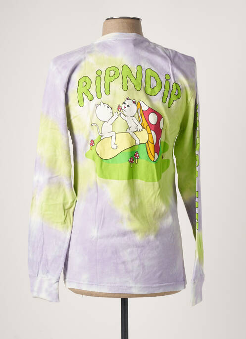 T-shirt violet RIPNDIP pour homme