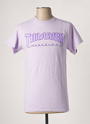 T-shirt violet THRASHER pour homme seconde vue