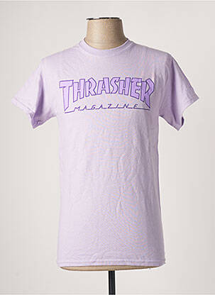 T-shirt violet THRASHER pour homme