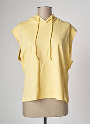 Sweat-shirt jaune NOISY MAY pour femme seconde vue
